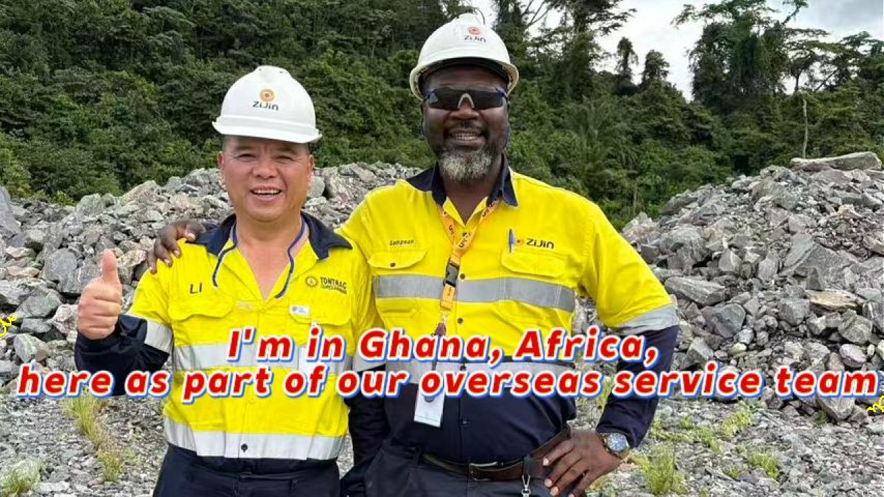 On site in Ghana: commissioning a skid-mounted crushing station at a gold mine